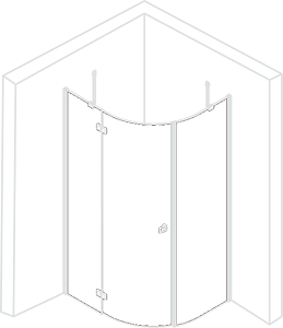 Quadrant shower enclosure R550