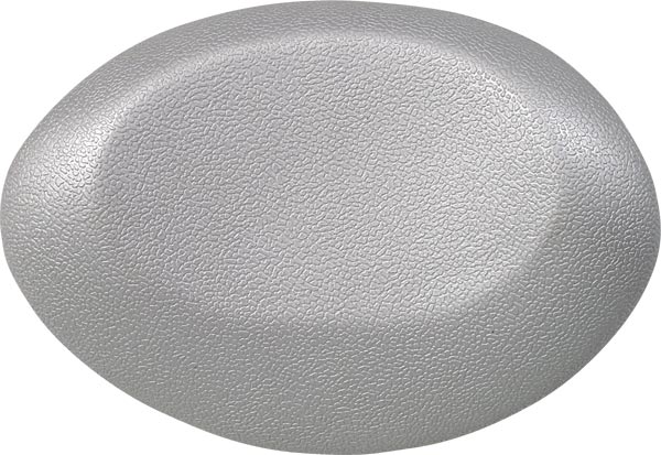 Polštářek do vany UFO 25x18 cm, stříbrná