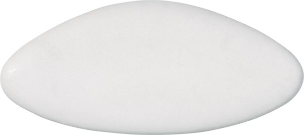 bath cushion STAR 32x15 cm, white