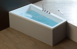 Asymmetric baths