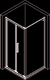 Obdél. zástěna (dveře + boční stěna)